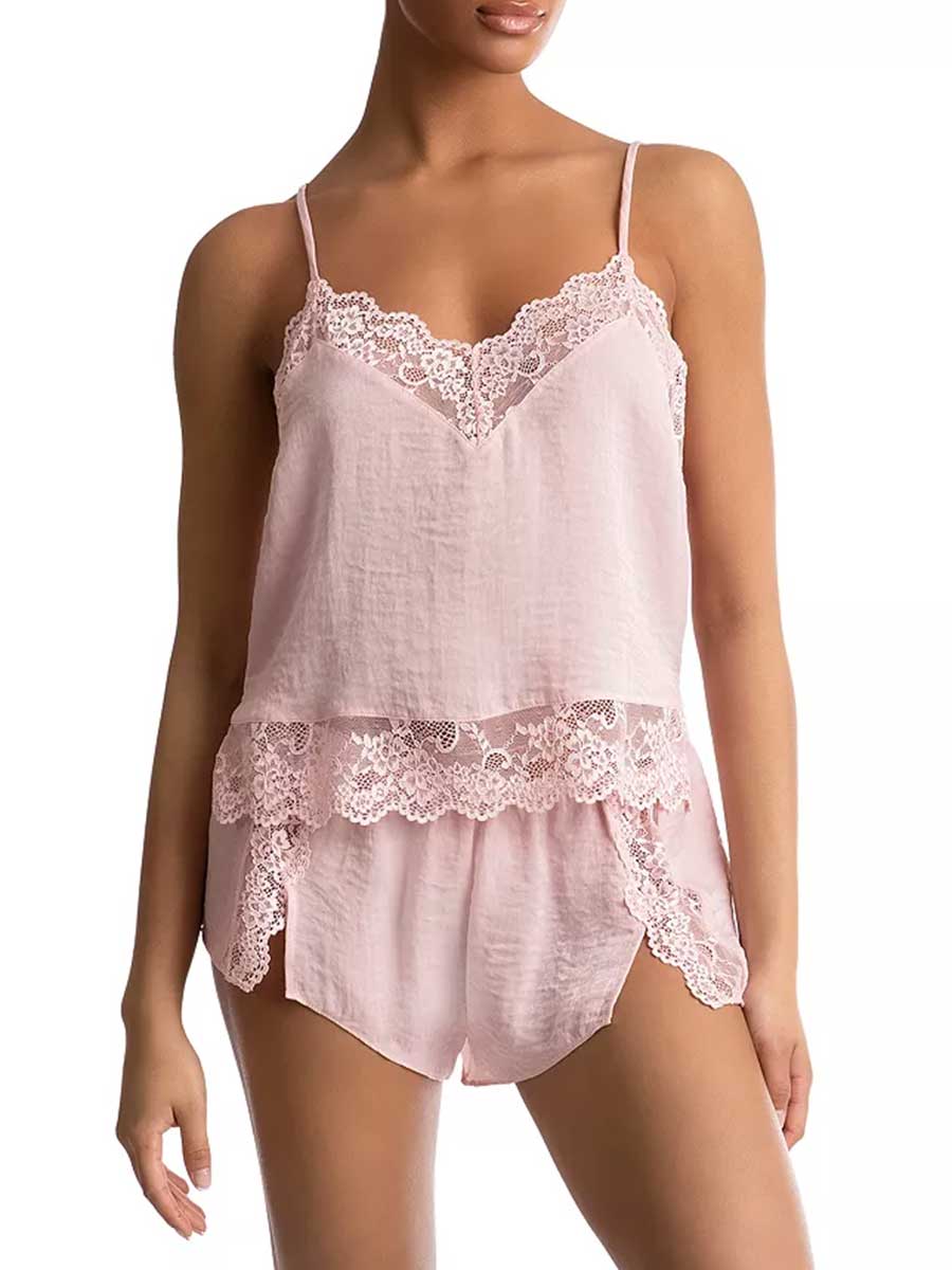 Bloomingdales In bloom by jonquil violet cami and shorts pajama set