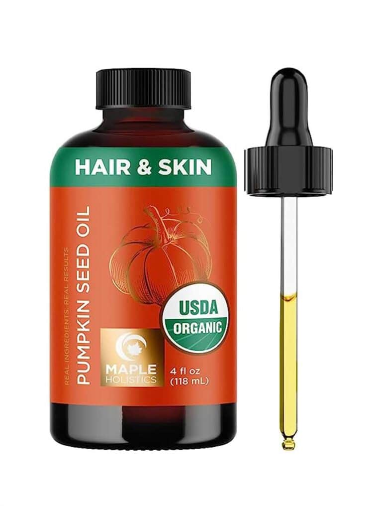 Pumpkin seed oil for hair growth and skin