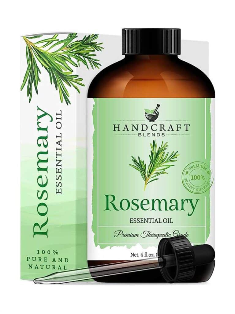 Handcraft rosemary essential oil for hair growth