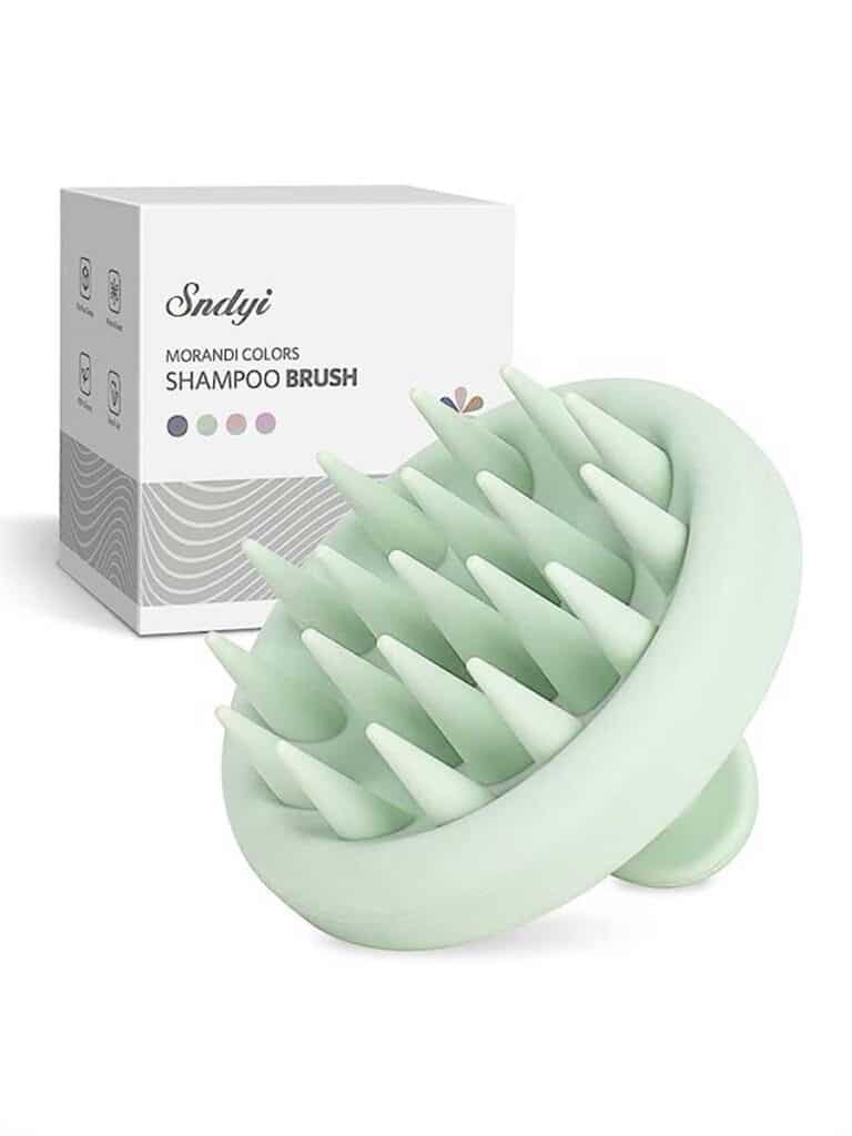 Silicone scalp massager for hair growth