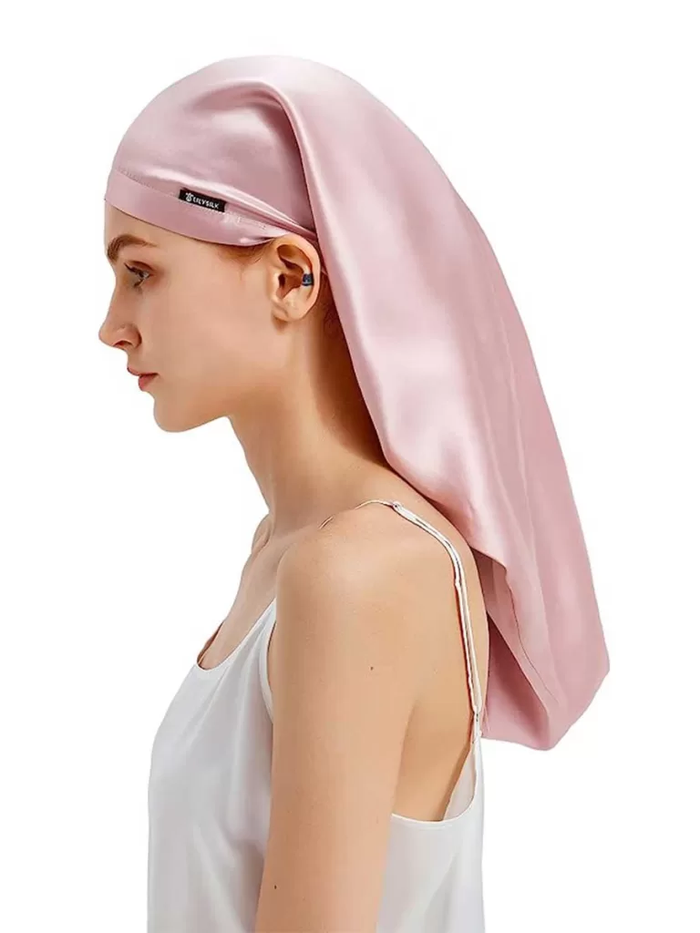 long silky hair bonnet