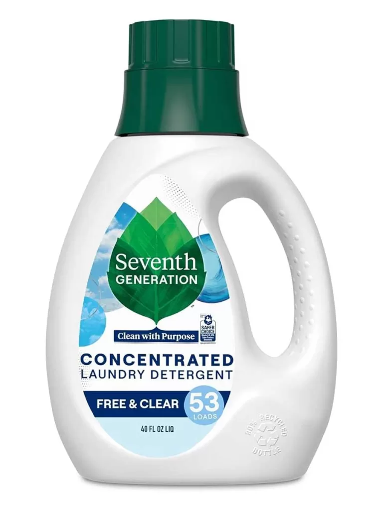 Seventh Generation laundry detergent, a non toxic product alternative