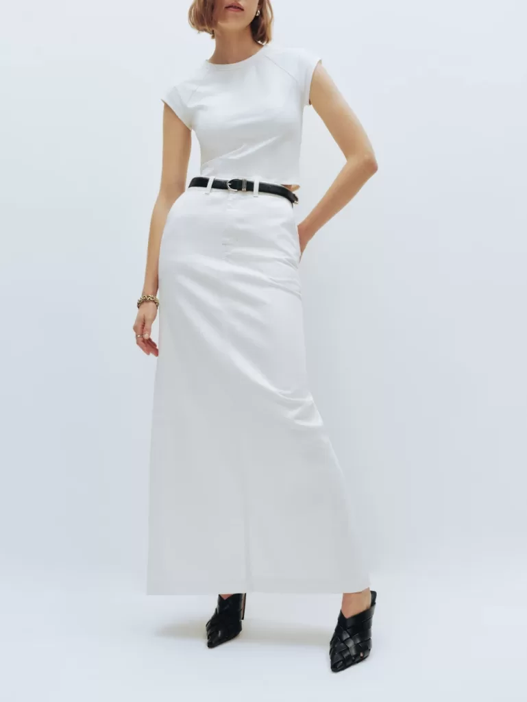 Fior Di Latte Myles Maxi Skirt from Reformation