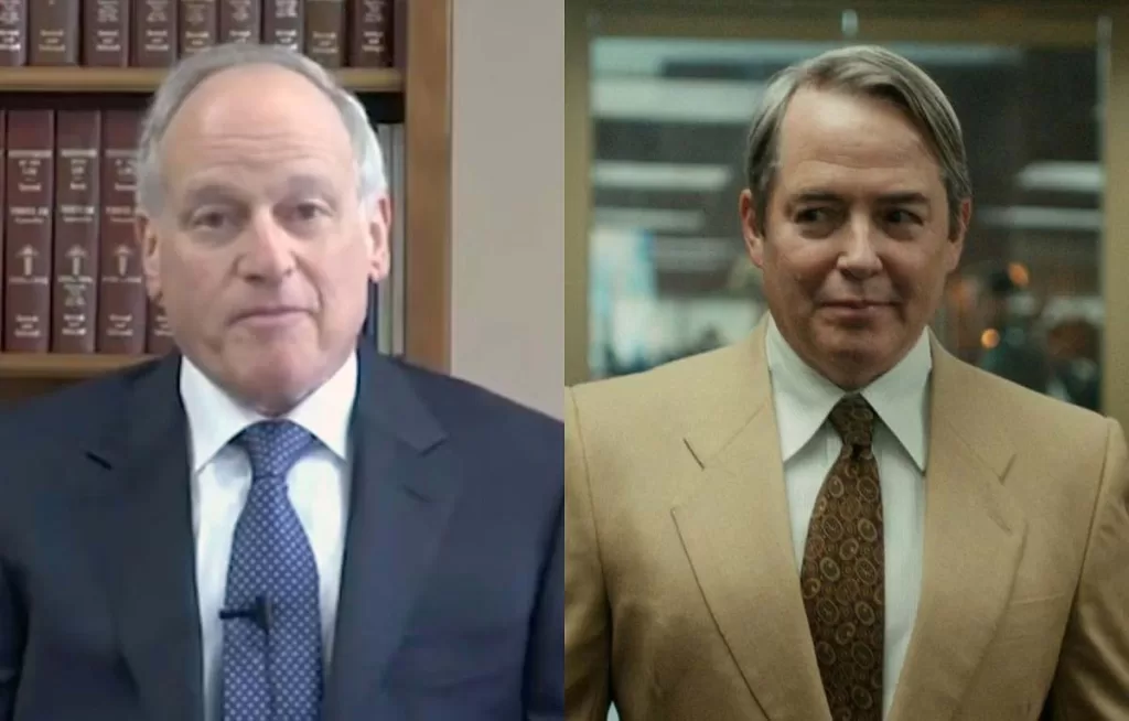 Richard Sackler and Matthew Broderick as Richard Sackler in "Painkiller" on Netflix