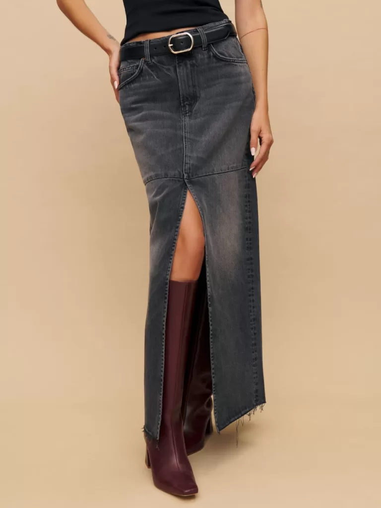 Tazz maxi skirt by reformation