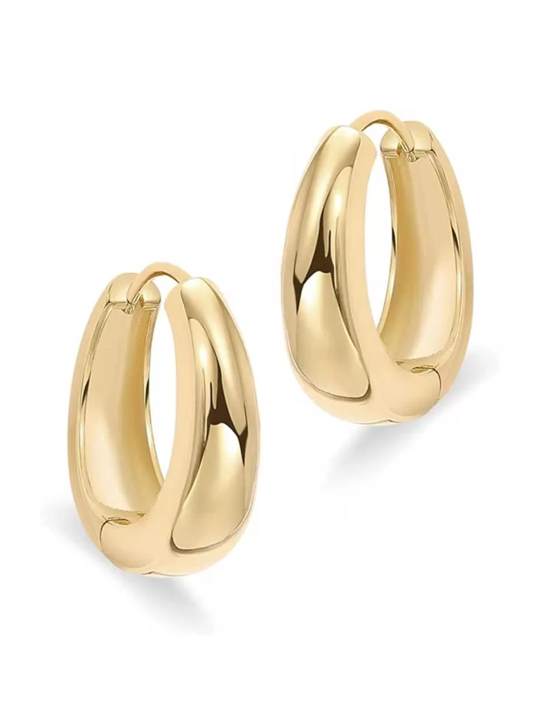 small gold earrings from amazon